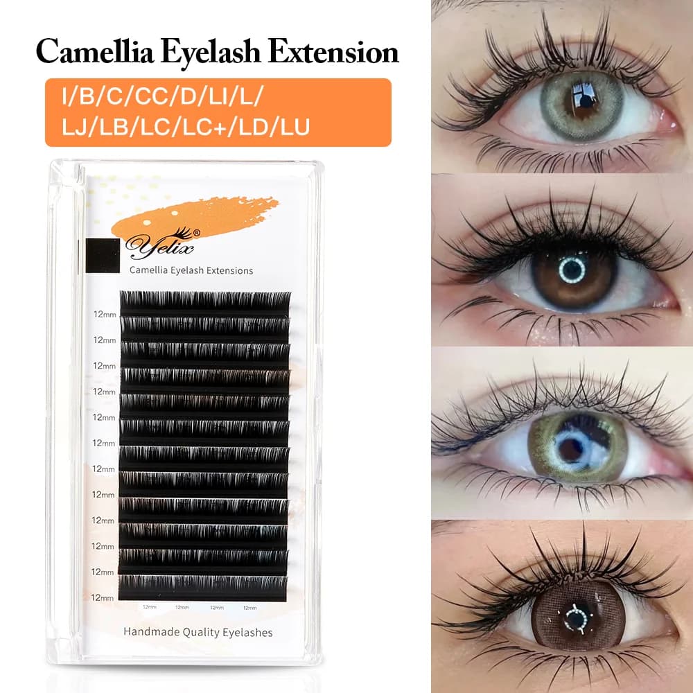 Camellia Bloom loomulik pehmed individuaalsed ripsmepikendused