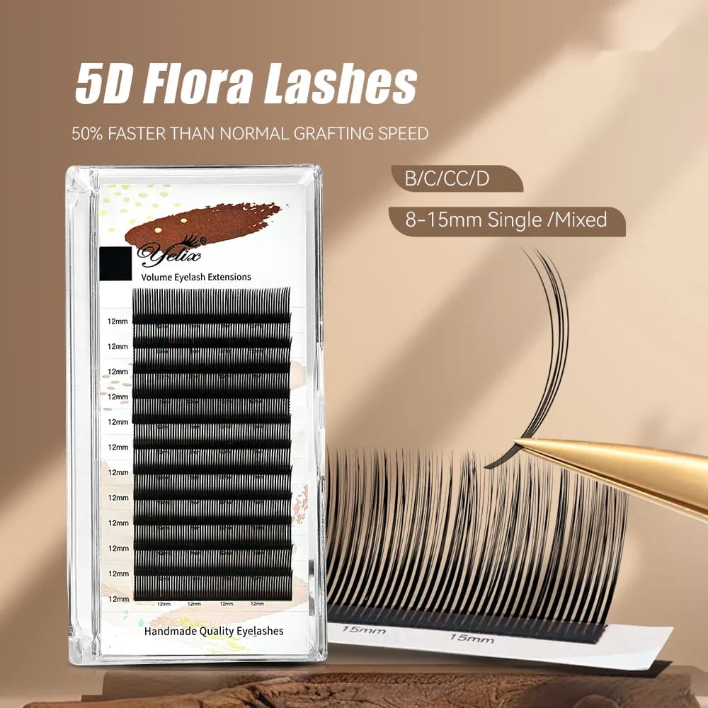5D Flora individuaalsed ripsmepikendused 0.07mm